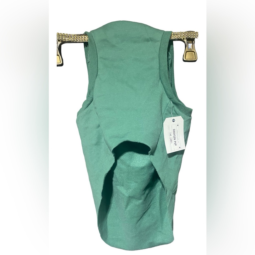 NWT GRAYSON PUP The Label Dog green hoodie size L - Picture 5 of 7